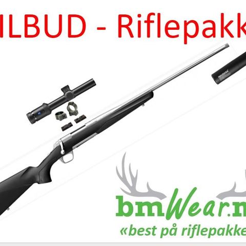 Browning X-Bolt Nordic Light Stainless riflepakke