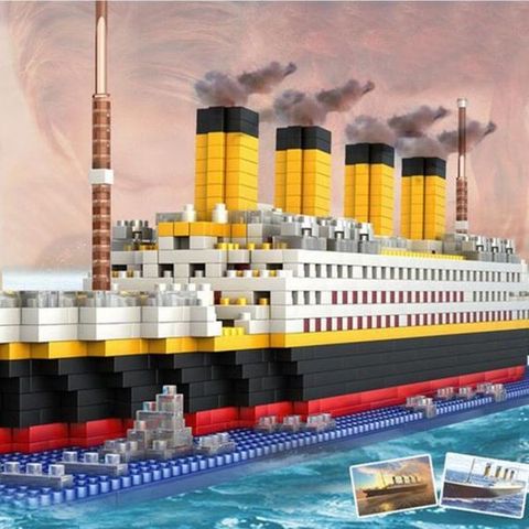 Titanic Nanoblock Byggesett- 1860deler