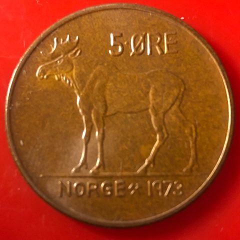 5 øre 1973.(399)