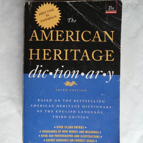 The American Heritage Dictionary