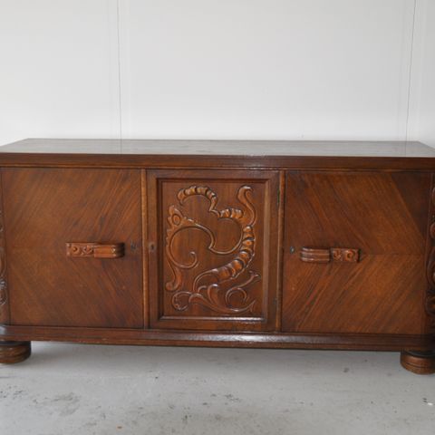 RETRO KJEMPEFIN BUFFET/SJENK FRA CA 1940 I HELTRE EIK - NY PRIS