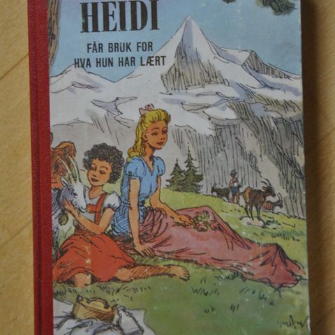 Johanne Spyri: Heidi: Innb. (K). Sendes