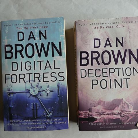 Dan Brown: bøker (engelsk)