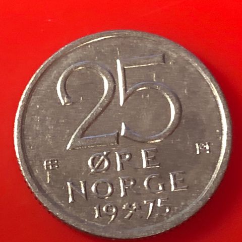 25 ØRE 1975. (538)