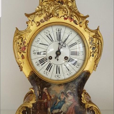 Antikk bord klokke fra 1800 talet