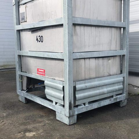 1000 container i rustfritt Til vann/diesel tank etc