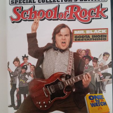 DVD: SCHOOL OF ROCK (NORSK TEKST)