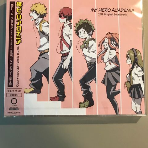 Anime My Hero Academia 2018 Original Soundtrack OST CD