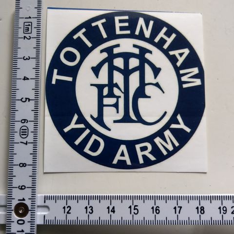 TOTTENHAM FOTBALL KLISTERMERKE THFC YID ARMY. FV82