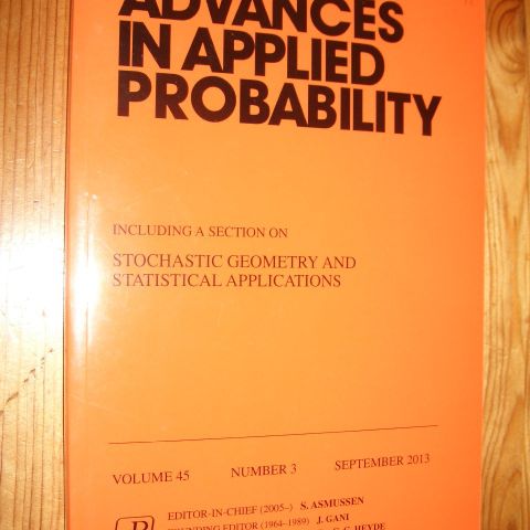 Advances in applied probability