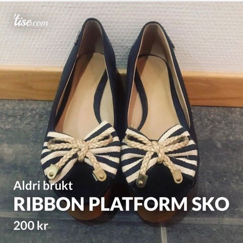 Ribbon Platform Sandaler