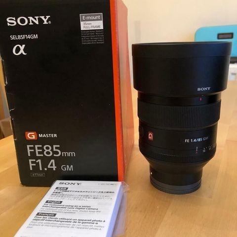 Sony FE 85mm f/1.4 GM