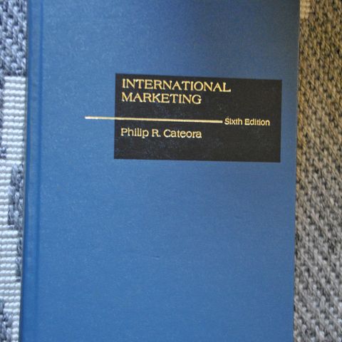 Philip R Cateora: International Marketing ( som ny) (H)