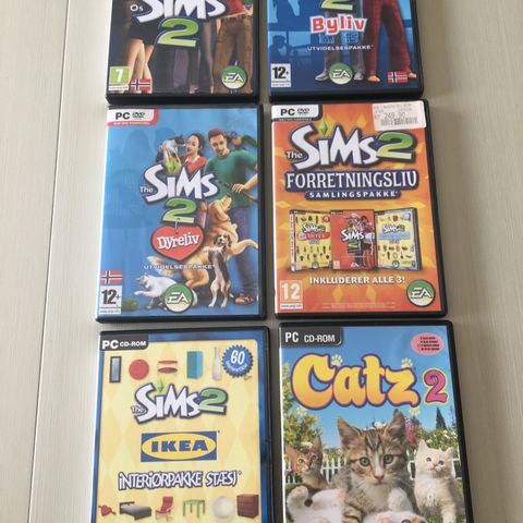 PC/ DVD SPILL,  CATZ 2 - 50,-