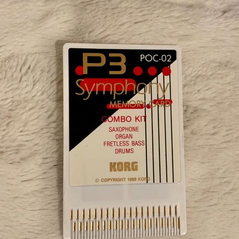 Korg P3 Symphony POC-02 memory card