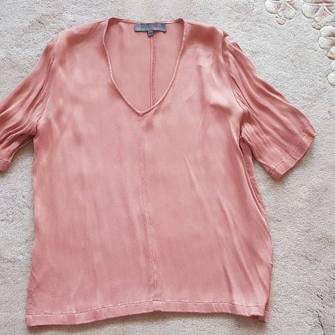 Bluse topp pudder rose farge Riccovero 40 +-