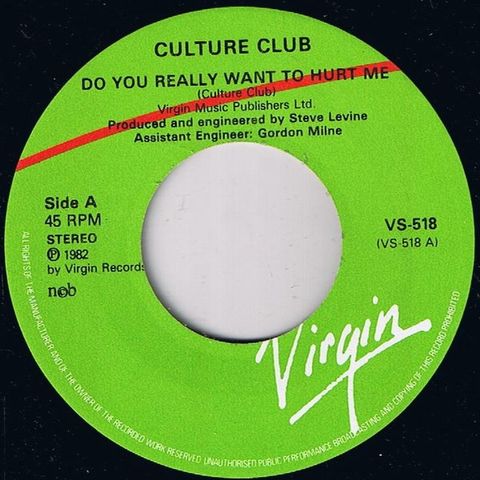 Culture Club - Do You Really Want To Hurt MeVinyl,( 7", 45 RPM, Single 1982)