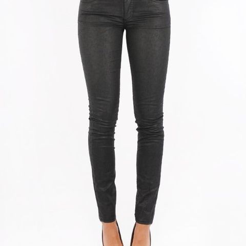 Acne Low Pleather Jeans