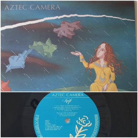 VINTAGE/ RETRO LP-VINYL "AZTEC CAMERA/KNIFE  1984"