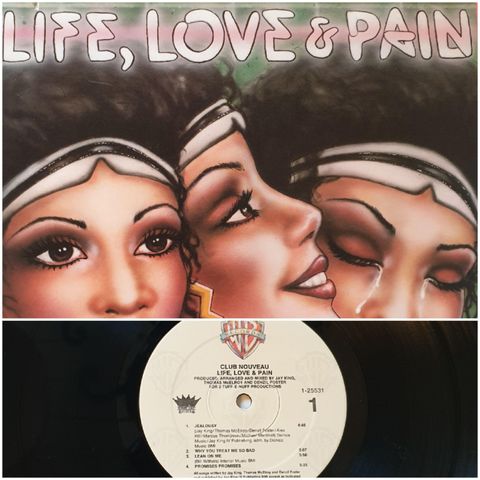 VINTAGE/ RETRO LP-VINYL "CLUB NOUVEAU/LIFE LOVE & PAN "