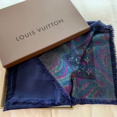 Tosidig skjerf fra Louis Vuitton