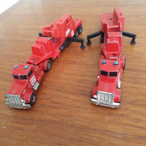 2 stk matchbox fire engine 1984 1:80