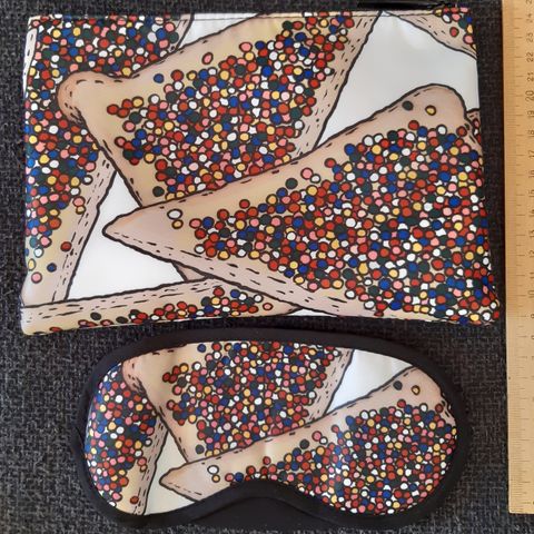 Qantas, toalettmappe  - Aussie Icons, "Fairy Bread".