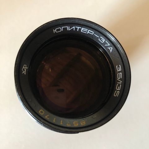 Jupiter 37a 3.5/135mm m42 lens