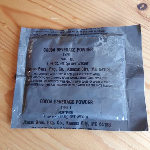 US Army Cocoa Beverage Powder (42.5 g)..