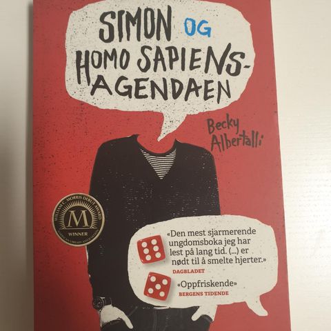 Simon og homo sapiens-agenda av Becky Albertallii