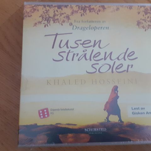 TUSEN STRÅLENDE SOLER - Khaled Hosseini LYDBOK. NY I PLAST!