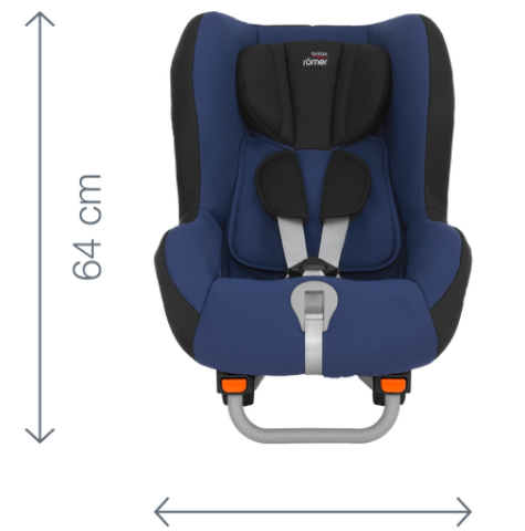 Leie bilsete? Britax Max-Way 9-25 kg, like ved Sandvika.