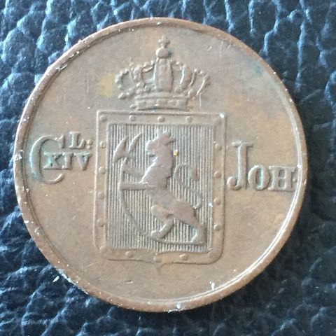 1/2 Skilling 1940 Carl XIV Johan kv.1