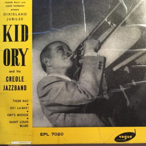 Kid Ory And His Creole Jazz Band - Dixieland Jubilee  1955 7" singel/EP