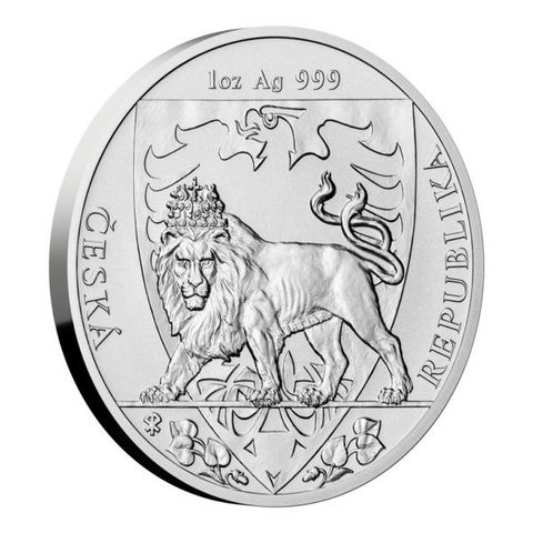 2020 NIUE 1 OZ SØLVMYNT CZECH LION