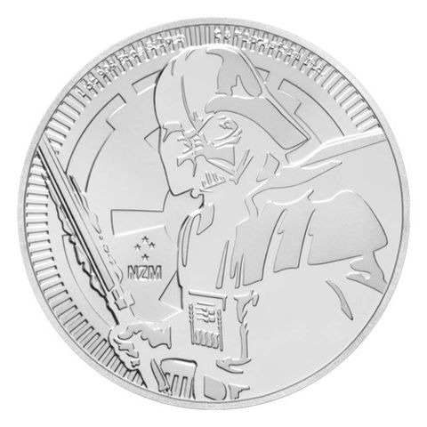 2019 1 oz Niue Silver Darth Vader Lightsaber Sølv