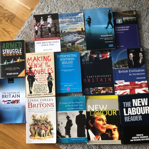Bøker om Storbritannia, britisk historie og politikk 