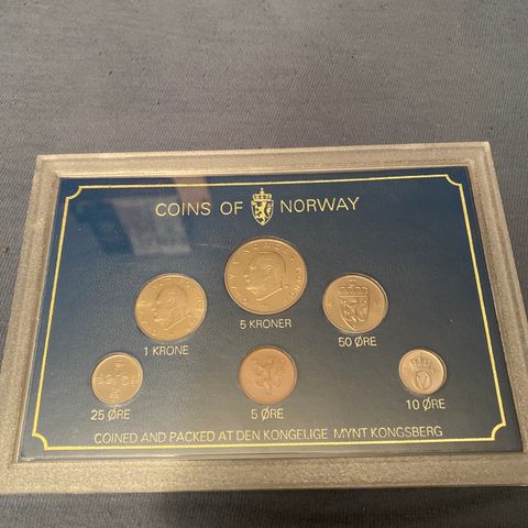 Coins of Norway sett 1980-1989