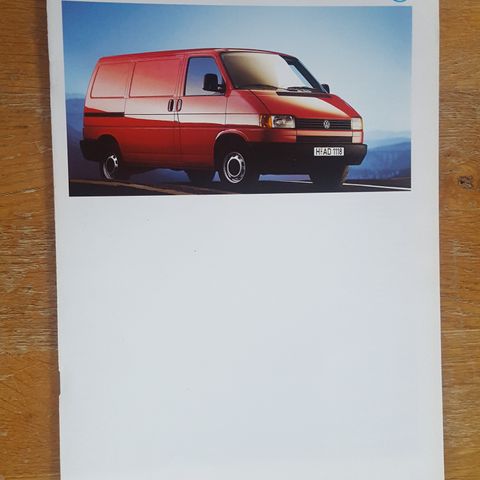 Brosjyre VW Transporter 1993 (utgave februar 1993)