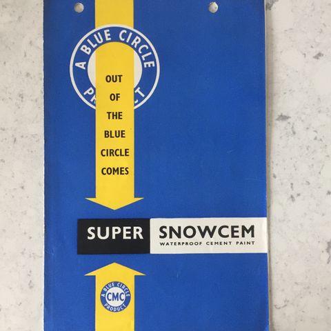 1958 Super Snowcem Cement Waterproof Paint Booklet