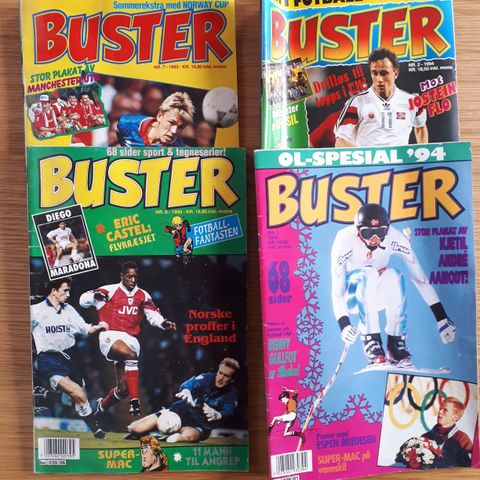 Buster! Sport- og tegneserieblad.