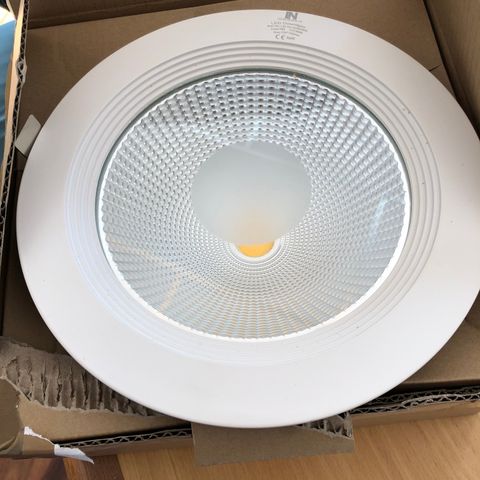 LED Lampe Downlights Stor 1 stk.