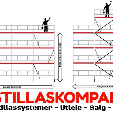 Stillas - Aluminium - Fleksipakke