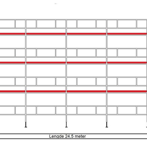 Stillas - Aluminium - stor pakke 184 m2