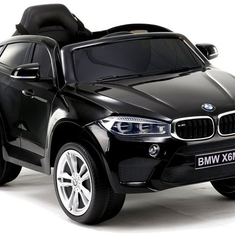 NYE BMW X6M EL BIL FOR BARN 12V GUMMIHJUL