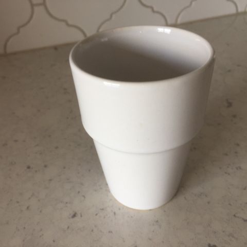 Flowerpot Shaped Handless Mug