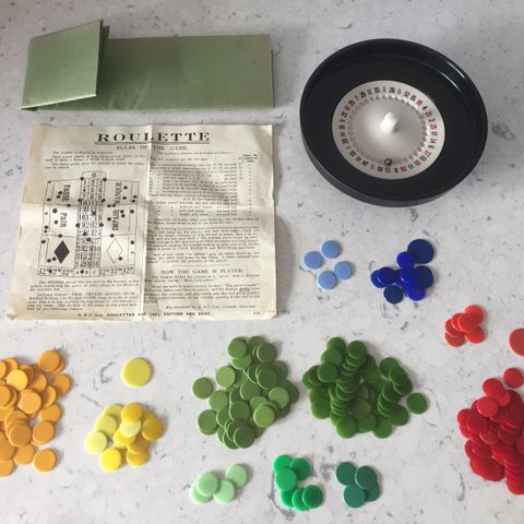 Vintage 1961 Roulette Game