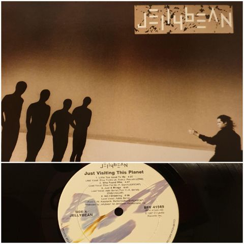 VINTAGE/RETRO LP - VINYL "JELLYBEAN/JUST VISITING THIS PLANET"