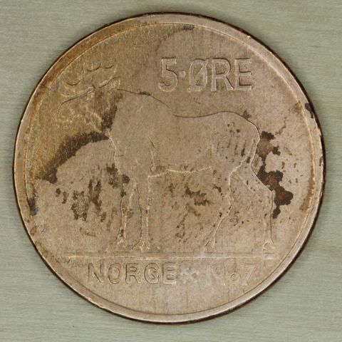 5 øre 1967 Norge    (570)