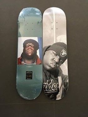 2 x Notorious BIG skateboard/ Primitive/ 8.125